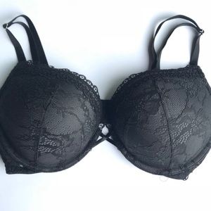 Black Lace Victorias Secret Bombshell Bra